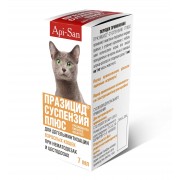 ПРАЗИЦИД суспензия плюс препарат для дегельминтизации при нематодозах и цестодозах для взрослых кошек 7 мл
